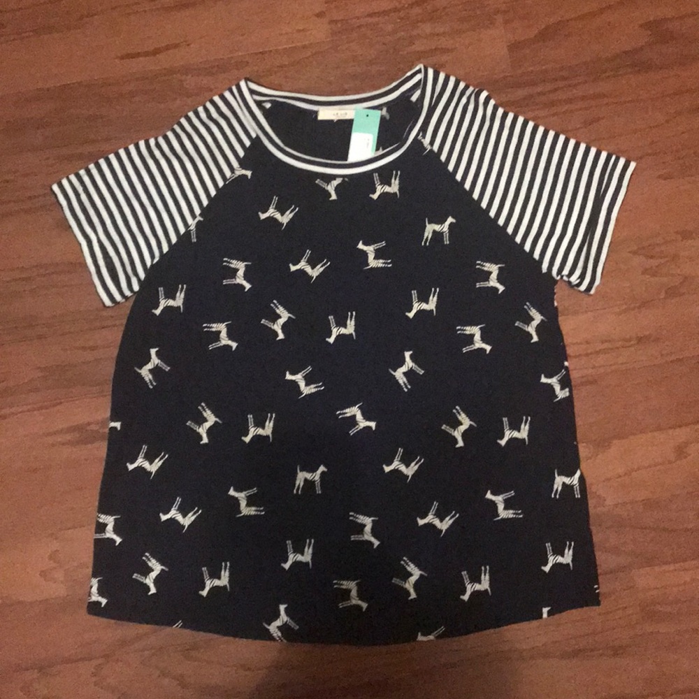 Large Le LisGeorgina Mixed Material Top